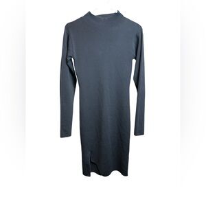 MOTHER OF ALL | $480 R Elegant Black Long Sleeve Dress